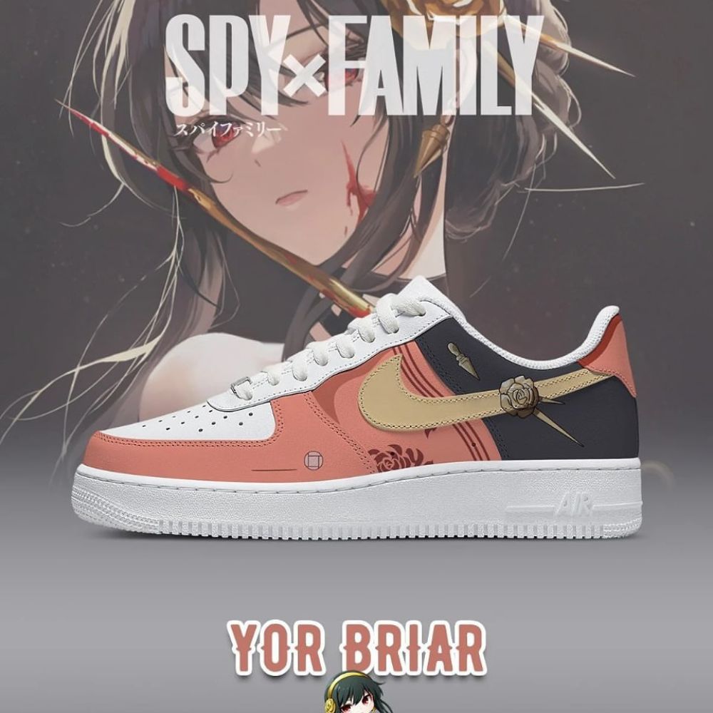 Yor Forger SPY x FAMILY AF1 Shoes - Sneakatelier
