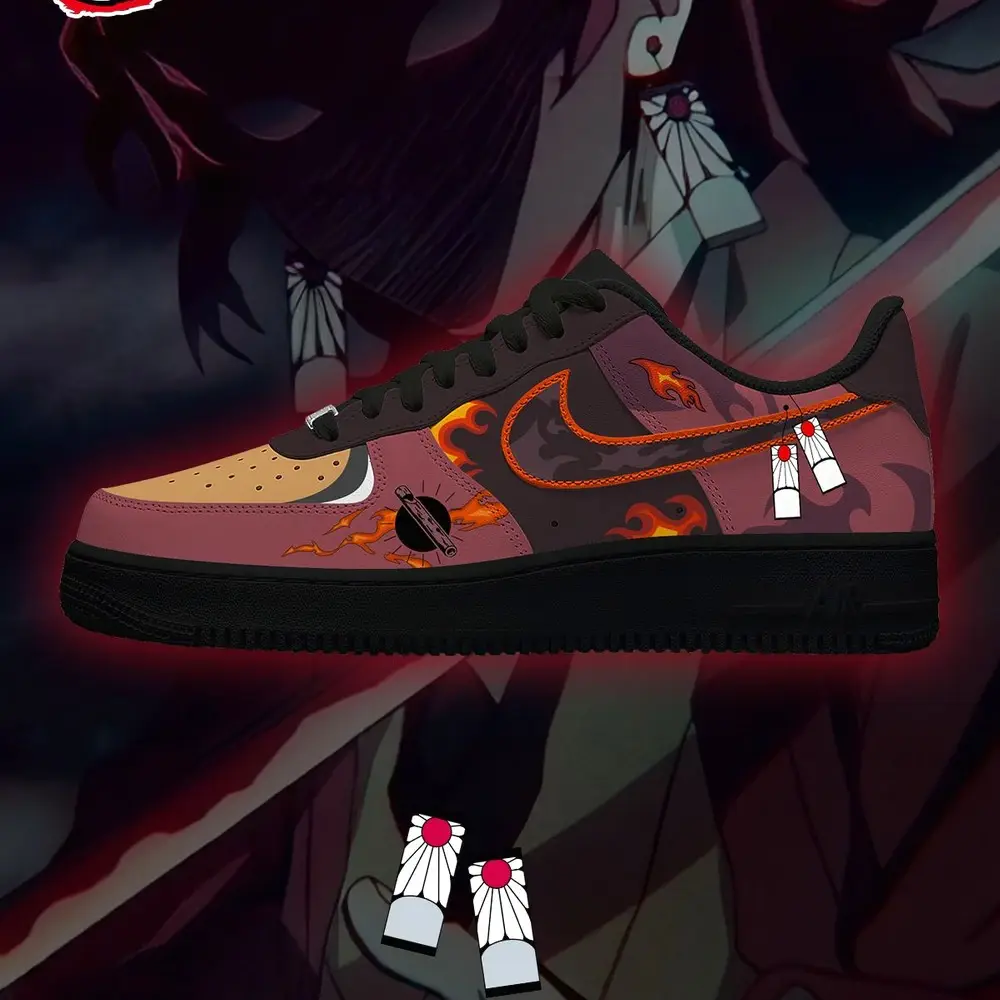 Yoriichi Tsugikuni Demon Slayer Special Design Low Top Shoes - Shoesmates Yoriichi Tsugikuni Demon Slayer Special Design Low Top Shoes - Sneakatelier Sneakatelier