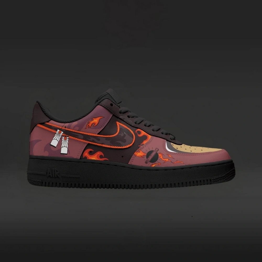 Yoriichi Ver.1 Demon Slayer Custom Low Top Shoes - Sneakatelier