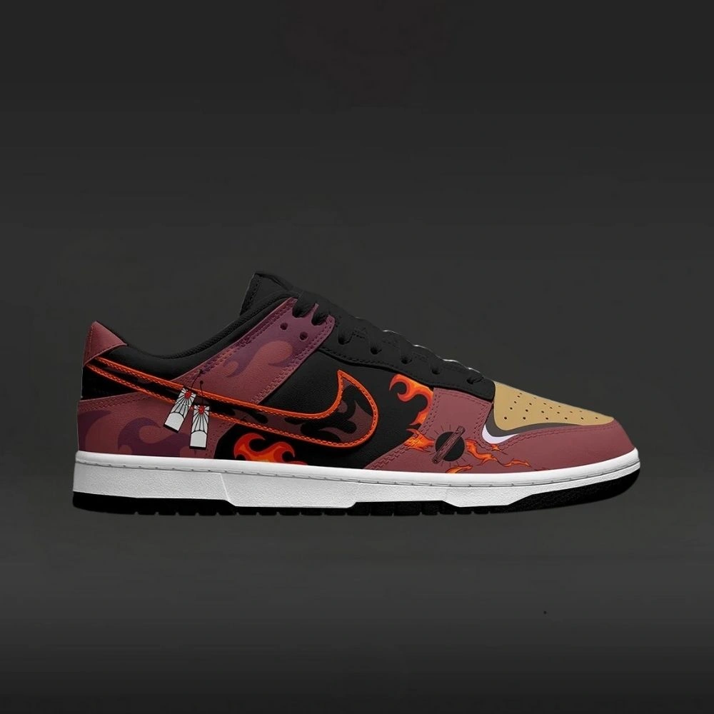 Yoriichi Ver.3 Demon Slayer Custom Low Top Shoes - Sneakatelier