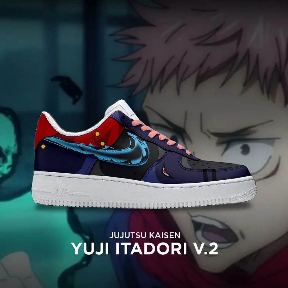 Yuji Itadori Limited Jujutsu Kaisen Low Top Shoes - Sneakatelier