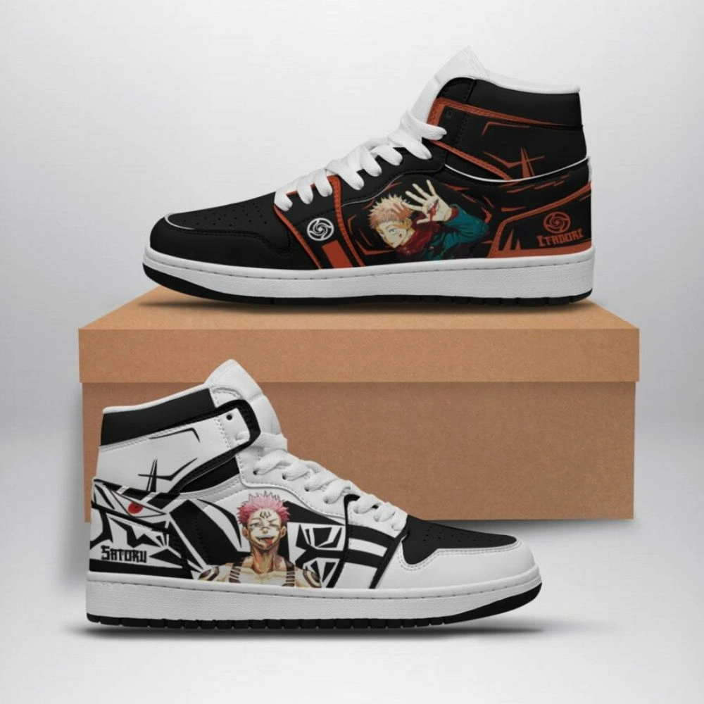 Yuji Itadori Sukuna Jujutsu Kaisen Special High Top Shoes - Sneakatelier