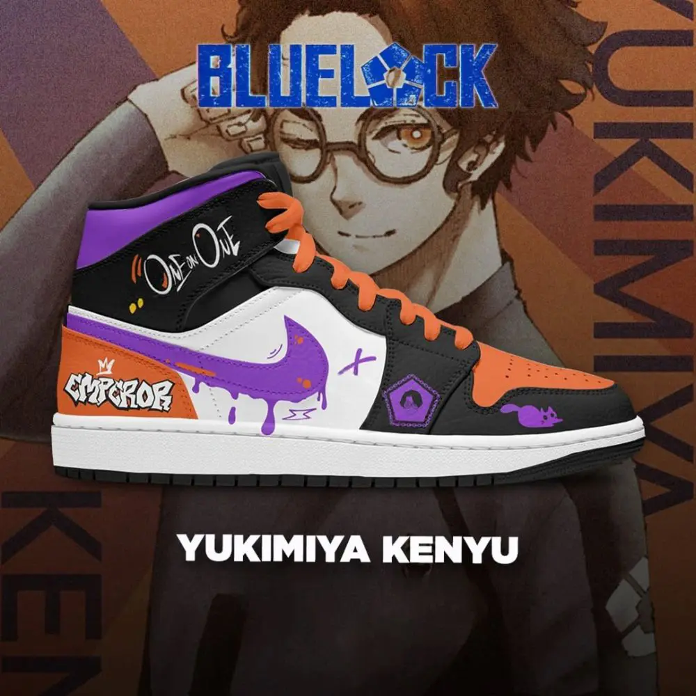 Yukimiya Kenyu Blue Lock Special High Top Shoes - Sneakatelier