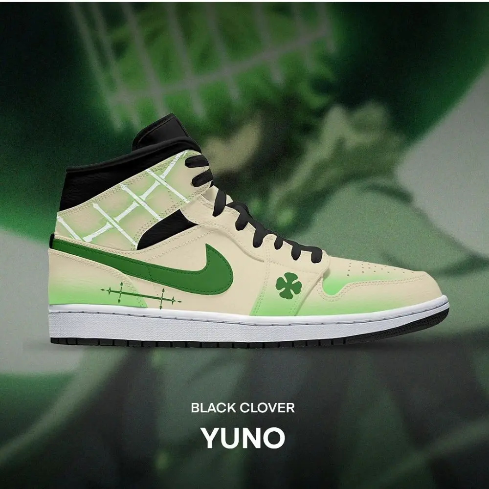 Yuno Black Clover High Top Shoes - Sneakatelier