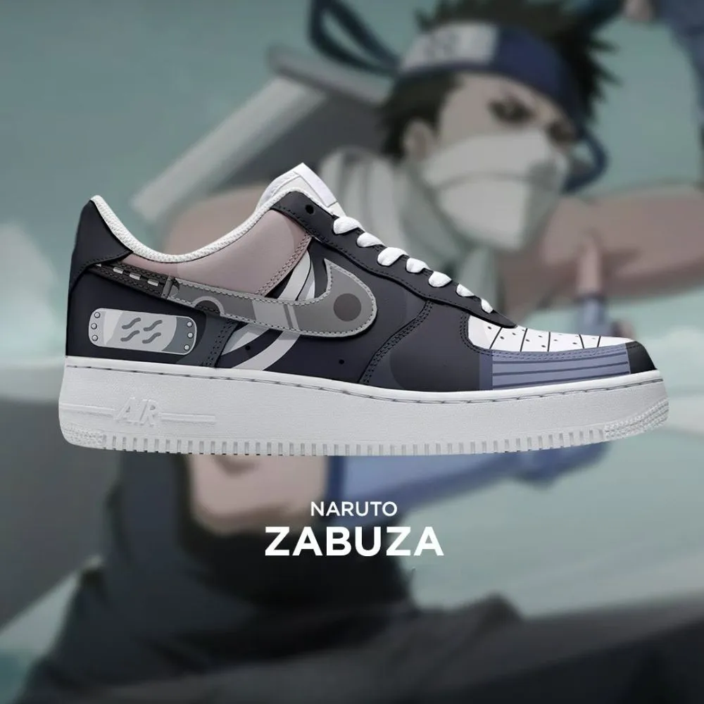 Zabuza Naruto Custom Low Top Shoes - Sneakatelier