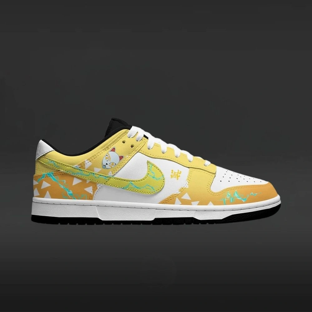 Zenitsu Ver.3 Demon Slayer Custom Low Top Shoes - Sneakatelier