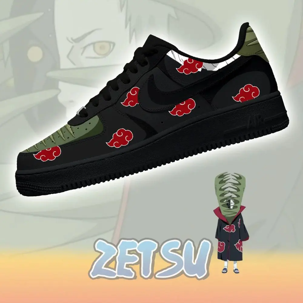 Zetsu No.1 Naruto Limited Custom Low Top Shoes - Sneakatelier